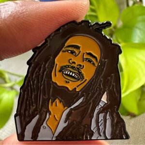 Bob Marley Inspired Enamel Pin